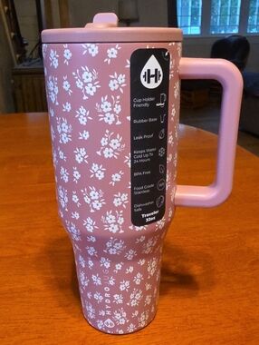 HydroJug 32oz Traveler - Mauve Meadow